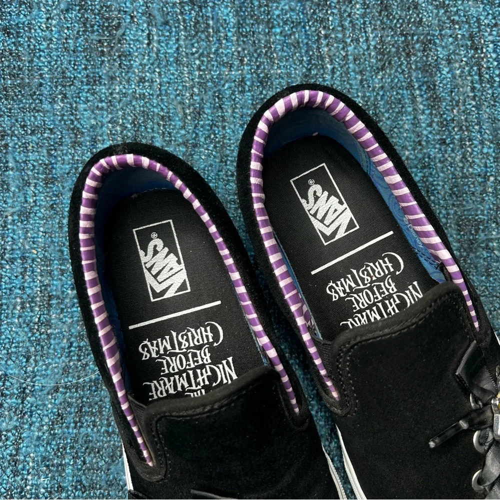 RARE Vans x Disney Nightmare Before Christmas Slip On Sneakers Haunted Toys 7